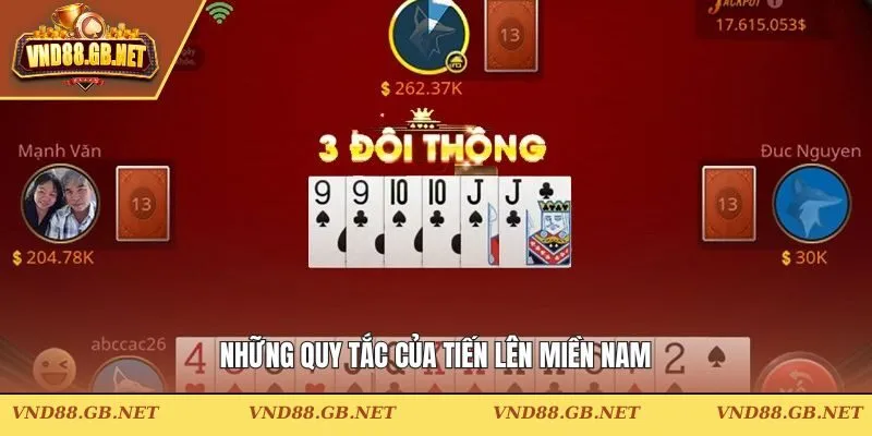 Những quy tắc và thuật ngữ của Tiến Lên Miền Nam